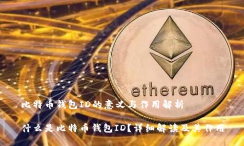 比特币钱包ID的意义与作用解析
什么是比特币钱包ID?详细解读及其作用