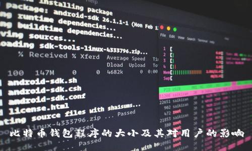 比特币钱包程序的大小及其对用户的影响