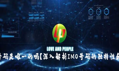 imo号码是唯一的吗?深入解析IMO号码的独特性和功能